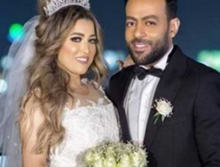 تفاصيل انفصال تامر عاشور عن سمر أبوشقة